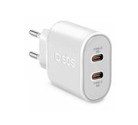 SBS TETRPD20CCW Caricabatterie per dispositivi mobili Bianco Interno