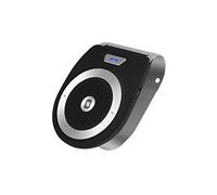 SBS Vivavoce da auto wireless multipoint, cassa audio per macchine con regolazione volume integrata e supporto per fissaggio ad aletta parasole