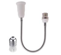 Sbshiouu Adattatore da B22 a E27 per tutte le direzioni, estendere la direzione di cambiamento per la casa e l'ufficio, adattatore per presa regolabile con lampadina LED