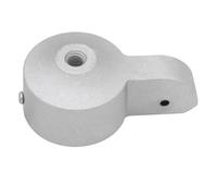 Sbshiouu Bandiere Rod Truck Con Puleggia Di Nylon Per 2" A 2.6" Diametro Pali 2.5" Alluminio Rod Caps Con Puleggia Fusioni di Alluminio Caps