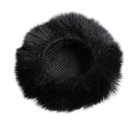 Sbshiouu Copri-microfono compatto e antivento per microfoni Lavaliers per interviste in strada e report dal vivo, antivento