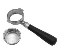 Sbshiouu Portafiltro per caffè senza fondo Struttura in acciaio inossidabile per macchine da caffè espresso da 58 mm che garantisce un uso sicuro e una facile manutenzione Manico ergonomico per caffè