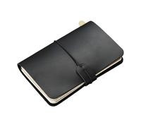 Sbshiouu Pratico diario di viaggio d'affari in pelle inserti sostituibili inchiostri carta resistente organizzatori di piccole note texture penna stilografica amichevole diario