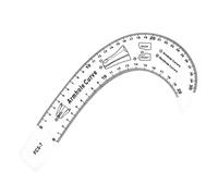 Sbshiouu Righello curvo francese per sarti abbigliamento modello fare acrilico trasparente sartoria righello quilting righello