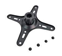 Sbshiouu Staffa adattatore per montaggio display per installazione | Piastra di montaggio, mozzo presa 17mm, compatibilità 50 75 100, corpo in ferro, viti incluse