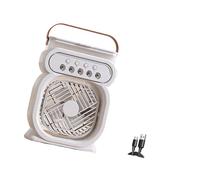 Sbshiouu Ventilatore da appendere con luce per studenti dormitorio ventilatore USB alimentazione portatile uso adatto per uso interno ed esterno silenzioso