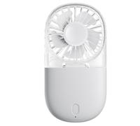 Sbshiouu Ventilatore palmare pieghevole ventilatore ricaricabile piccola tasca con 3 velocità USB per ufficio esterno tasca interna campeggio all'aperto