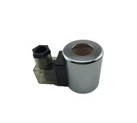 SBSSYVLMV 1 pz. Bobina elettrovalvola idraulica Interamente in Rame AC220V AC110V DC24V DC12V Foro Interno 23mm Altezza 51mm(Silver Iron Shell,24V)