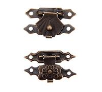 SBSSYVLMV Chiusura a Scatto Chiusura a Scatto Chiusure in Ferro Antico Lucchetto for Gioielli Hasp Bloccato in Legno Scatola Regalo for Vino Fibbia for Borsa Accessori Hardware