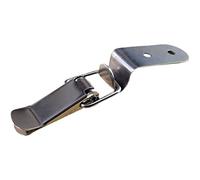 SBSSYVLMV Chiusura a Scatto Fibbia Chiusura a Gancio Caricato a Molla in Acciaio Inossidabile Tirare a Scatto Chiusura a Scatto Morsetto Clip Fermaglio Argento Chiusura a Scatto