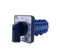 SBSSYVLMV Interruttore a camme Rotante YMW26-20/6 a 12 Posizioni, Pannello Grande, 64 * 64 mm, 690 V, LW26-20 A, 6 Poli, Contatto in Argento