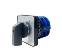 SBSSYVLMV Interruttore rotativo a camme, 32A, 2 Poli, 8 Viti, Tre Posizioni, selettore Universale di trasferimento Manuale LW26 YMW26-32/2