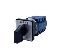 SBSSYVLMV LW26-10X B0344/2 Interruttore a camme Rotante con inversione del Motore di Apertura da 16 mm, ripristino Automatico, 10 A, Universale