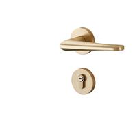 SBSSYVLMV Maniglia for porta interna Camera da letto Magnetica Silenziosa Semplice Serratura for porta Semplice Opaco Spazzolato Serratura Divisa(Type B magnetic suction)