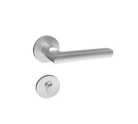 SBSSYVLMV Porta interna silenziosa in alluminio con serratura divisa, porta in legno for camera da letto, moderna, semplice, con cuscinetto, serratura, maniglia for porta