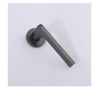 SBSSYVLMV Semplice lega di zinco for interni in legno porta silenziosa serratura cucina camera da letto porta casa serratura divisa(D31 S981 gray brushed silent)