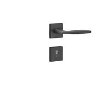 SBSSYVLMV Serratura for porta della camera da letto, serratura for porta interna in lega di zinco, maniglia silenziosa, semplice e moderna(Steel gray)