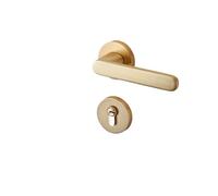 SBSSYVLMV Serratura for porta della camera da letto Serratura for porta interna Serratura for porta in legno silenziosa Serratura opaca spazzolata divisa(Type D)