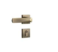 SBSSYVLMV Serratura for porta divisa Maniglia for porta silenziosa semplice for camera da letto Porta in legno americana Maniglia for porta interna for stanza Serratura
