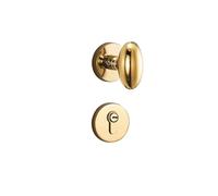 SBSSYVLMV Serratura for porta in legno massello a forma di uovo d'oca, magnetica, silenziosa, for interni, bagno, camera da letto, casa, serratura for porta in legno(PVD 7255 magnetic suction)