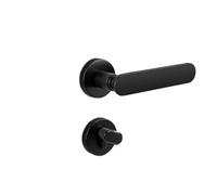SBSSYVLMV Serratura for porta interna di lusso moderna e leggera in argento, magnetica, silenziosa, for camera da letto(B7 2006 Black Magnetic)