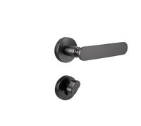SBSSYVLMV Serratura for porta interna di lusso moderna e leggera in argento, magnetica, silenziosa, for camera da letto(B7 2006 Gray)
