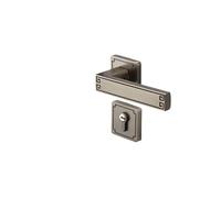 SBSSYVLMV Serratura for porta interna in stile cinese, serratura for porta della camera da letto, maniglia magnetica silenziosa in bronzo, serratura for porta in legno dorata(B Bronze Silent 35-50mm)