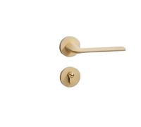 SBSSYVLMV Serratura for porta interna Serratura for camera da letto divisa Maniglia for porta Serratura silenziosa for uso domestico minimalista Hardware(F12 086 light yellow)