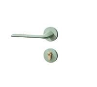 SBSSYVLMV Serratura for porta interna Serratura for camera da letto divisa Maniglia for porta Serratura silenziosa for uso domestico minimalista Hardware(F12 086 green)