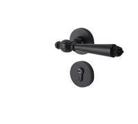 SBSSYVLMV Serratura for porta interna silenziosa for camera da letto, bagno, maniglia for porta europea, set completo di serratura for porta, serratura meccanica for porta(B Yahei 7255 magnetic)