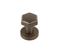 SBSSYVLMV Serratura for porta invisibile monofacciale Serratura for porta minimalista interamente in rame Maniglia for porta sferica di lusso con luce nera Serratura for interni(Coffee bronze)