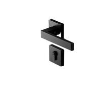 SBSSYVLMV Serratura for porta minimalista, moderna, minimalista, camera da letto, maniglia for porta in legno, bagno silenzioso, serratura interna(D style elegant black)