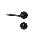 SBSSYVLMV Serratura for porta Serratura for porta interna della camera da letto Serratura magnetica silenziosa Serratura for porta in legno semplice divisa Maniglia for porta nera(Yahei)