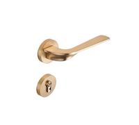 SBSSYVLMV Serratura for porta silenziosa in lega di zinco, moderna, semplice, for interni, camera da letto, porta in legno, decorazione for la casa, serratura divisa(D31 S960 PVD silent)