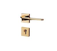 SBSSYVLMV Serratura for porta silenziosa in lega di zinco, moderna, semplice, for interni, camera da letto, porta in legno, decorazione for la casa, serratura divisa(D32 S960 PVD silent)
