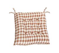 SBTXHJWCGLD Cuscino per sedie Set di 4 Cuscini per sedie da Pranzo, Cuscini per sedie a Quadretti per sedie da Cucina Cuscini per sedili per Patio all'aperto con Lacci, Cuscino per Sedia scozz