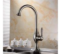 SBTXHJWCGLD Rubinetto da Cucina monocomando con Miscelatore Rubinetto per Acqua Calda e Fredda Rubinetti per lavello da Cucina antichi Rubinetto per lavabo a 5 Colori Oro