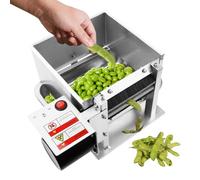 Sbucciapiselli elettrico in acciaio inox - semi-automatico per sbucciare efficacemente piselli, soia, fagioli, edamame, fa risparmiare tempo in cucina