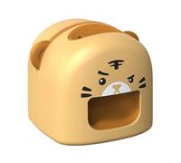 Sbucciatore automatico per semi di girasole, apri melone in plastica ABS con gadget da cucina dal design dei cartoni animati, sgusciatore elettrico per l'estrazione rapida del nocciolo (Tigers)