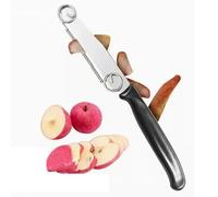 Sbucciatore Da Cucina - Utensile Per Affettare E Tagliare Verdure | Utensile Affettatore In Acciaio Inossidabile Con Manico Rimovibile A Molla Antiscivolo Per Kiwi Limone Ananas Mango Carota Arancia