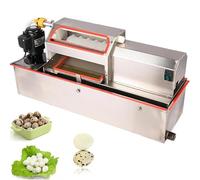 Sbucciatore elettrico per uova di quaglia, strumento per rimuovere il guscio d'uovo, ciclo dell'acqua delicato per sgusciare in modo efficiente, uscita 35 kg/h, potenza 25 W, per uso commerciale