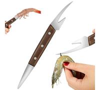 Sbucciatore per gamberetti, taglia gamberetti, per rimuovere le squame di pesce, per chef, ostriche, insalate, preparazione di cibo per adulti, ristoranti e frutti di mare