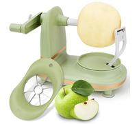 Sbucciatore per mele, 8 cunei per sbucciare mele e corer, lame in acciaio inox, affettatrice per mele