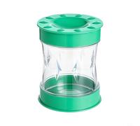 Sbucciatore per uova sode, leggero, ergonomico, confortevole, per uso frequente, in plastica, per cucina, colazione, picnic, pane, campeggio, pasti, gastronomia, piccoli zoccoli (verde)
