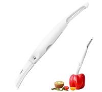 Sbucciatore Per Verdure,Affettatrice a Doppia Testa in Acciaio Inossidabile | Grattugia Da Cucina Ergonomica Utensili Da Cucina,Per Mango Arancia Aglio Insalata Casa BBQ Picnic Viaggio Cuochi Chef