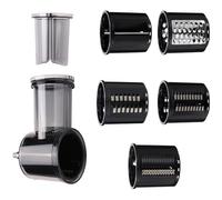 Sbucciatore portatile per tagliare verdure, grattugia, grattugia, pelapatate, accessorio per grattugia da cucina da 3,5 QT, 4, 6 QT, 7 QT, 8 QT, set sicuro da usare, parti rimovibili, per gli