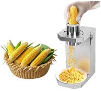 Sbucciatrice automatica per pannocchie, sgranatrice elettrica per pannocchie, con scivolo da 7 cm e struttura in acciaio inossidabile, per una sgranatura rapida, per ristoranti e cucine domestiche.