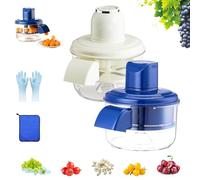 Sbucciatrice elettrica per uva, sbucciatrice automatica ricaricabile per frutta piccola, 2025 nuovo strumento da cucina commerciale e domestica per uva, aglio, ciliegia, pomodoro, lame in acciaio