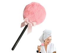 Sbuffo per cipria per il trucco, morbido e riutilizzabile, a forma di lecca-lecca, strumento di bellezza per ragazze, fondotinta, contouring, casa, viaggi, miscelazione, donne