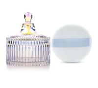 Sbuffo per cipria ultra morbido e contenitore, 8,4 cm, in velluto ad alta densità, lavabile, riutilizzabile, per cipria e barattolo di vetro, con spugnetta per trucco viso (colori abbaglianti)